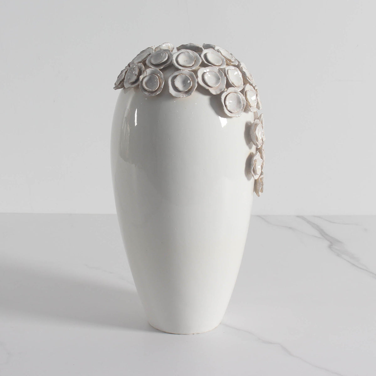 Embossed Ceramic Vase - view 2