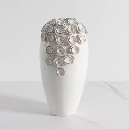 Embossed Ceramic Vase - main view