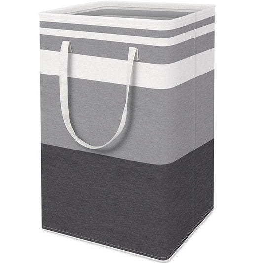 Striped Fabric Storage Basket - main view